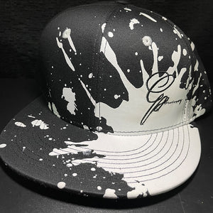 Black / White Splash / Black Logo | Gabriel's Journey Hat