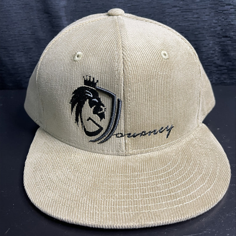Beige Suede Hat | Gabriels Journey Logo