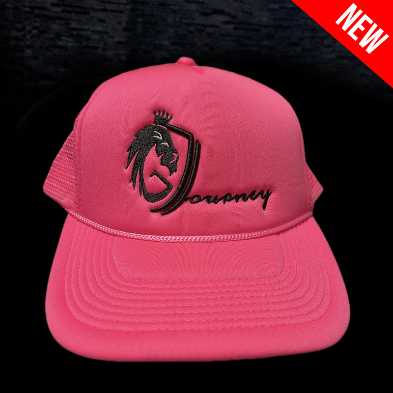 Hot Pink Foam Front  / Black Logo | Gabriel's Clothing